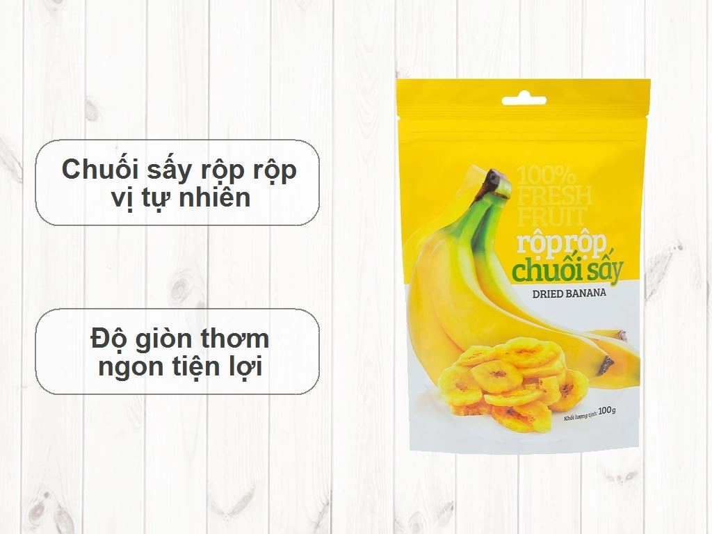 Chuối sấy Rộp Rộp gói 100g