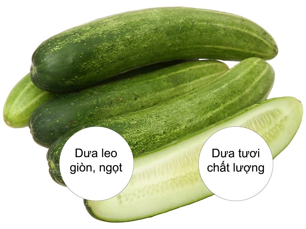Dưa leo 500g (3 -5 trái)