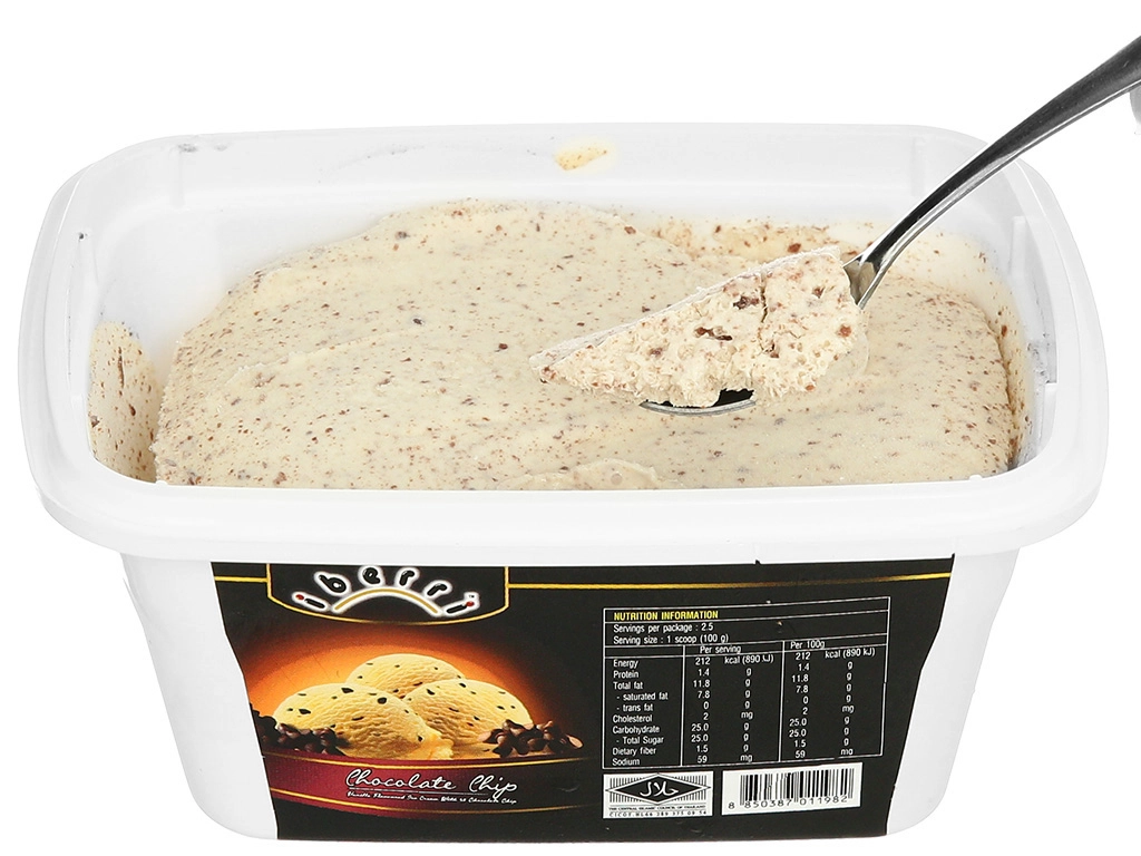 2 hộp kem socola mảnh vị vani Iberri 250g (Nhập khẩu Thái Lan)