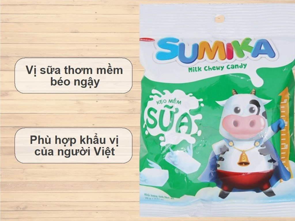 Kẹo mềm vị sữa Sumika gói 70g