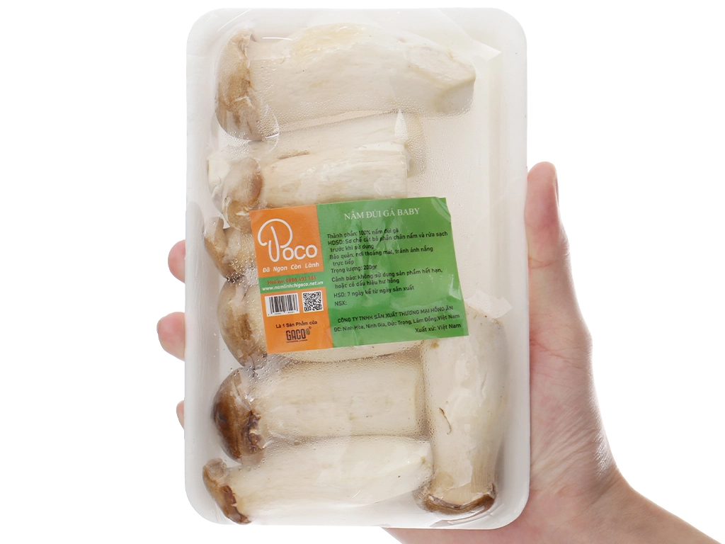 Nấm đùi gà baby 200g
